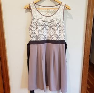 Mod Cloth lace and satin dress size L